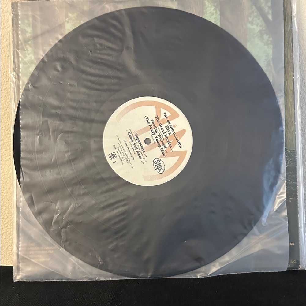 Styx The Grand Illusion Vinyl Record - Picture 4 of 6